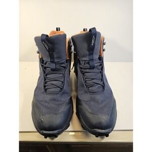 HUMTTO Mens All-Terrain Waterproof Hiking Boots Outdoor Series Navy Blue Sz 11.5